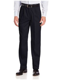 Men's Relaxed Fit Cotton Pleated Front Pant