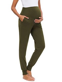 Liu & Qu Maternity Women's Casual Pants Stretchy Comfortable Lounge Pants