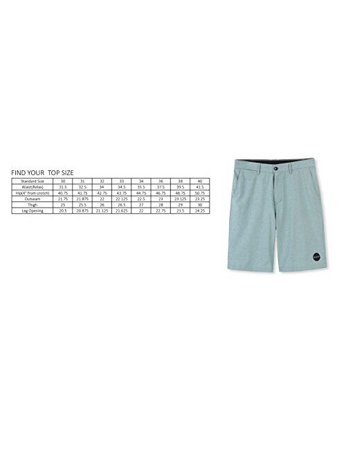 HETHCODE Men's Casual Classic Fit Hybrid Submersible Chino Walk Shorts