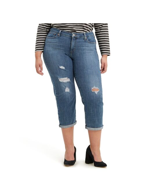 Plus Size Levi's® Tapered Mid-rise Boyfriend Jeans