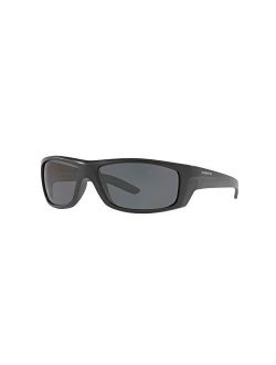 Sunglass Hut Collection men Sunglasses, Black Lenses Nylon Frame, 63mm