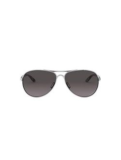 Women's Oo4079 Feedback Metal Polarized Aviator Sunglasses