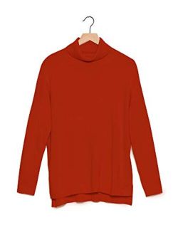 State Cashmere Oversized Turtleneck Sweater Long Sleeve Pullover
