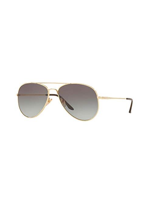 Sunglass Hut Collection men Sunglasses, Gold Lenses Metal Frame, 59mm
