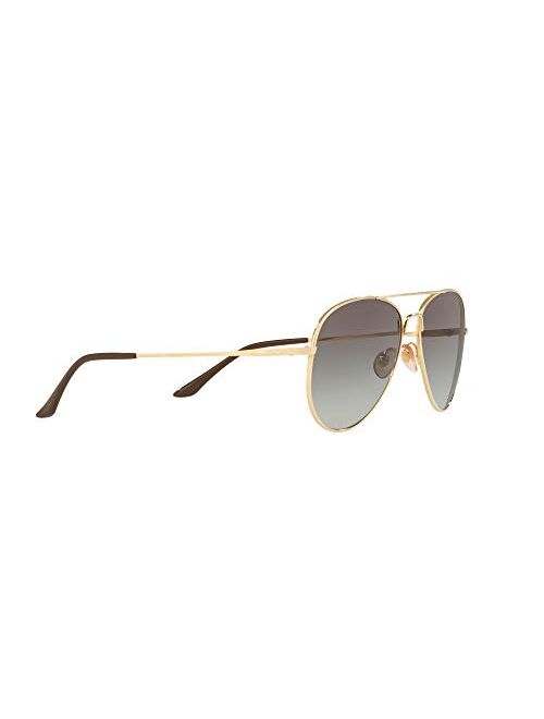 Sunglass Hut Collection men Sunglasses, Gold Lenses Metal Frame, 59mm