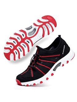 Mens Water Hiking Shoe, Breathable, Wet-Traction Grip