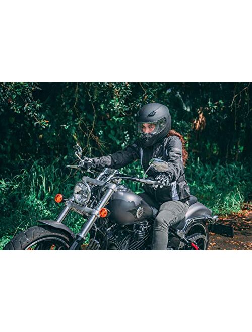 HWK Women's Motorcycle Jacket For Women Rain Waterproof Biker Moto Riding Ladies Motorbike Jackets CE ARMORED