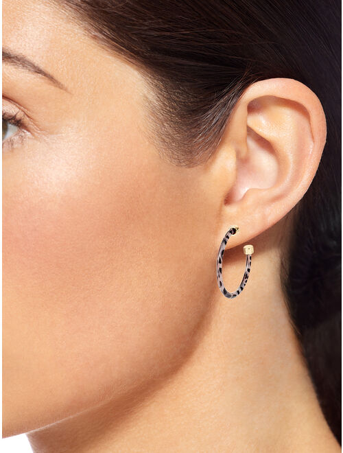 C. Wonder Resin Animal Hoop Earrings