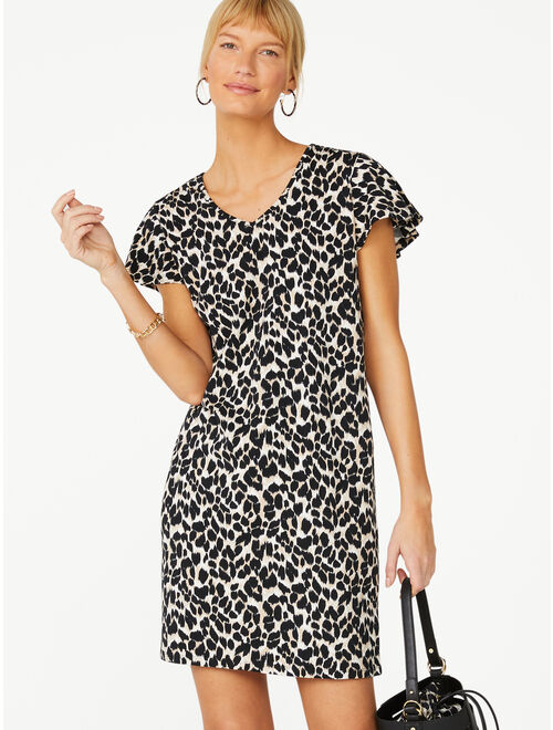 C. Wonder Women’s Flutter Sleeve Dress