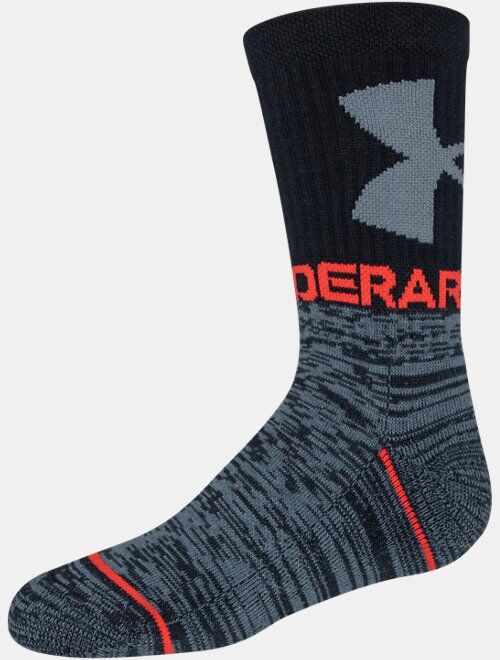Under Armour Boys' UA Phenom Crew Socks 3-Pack