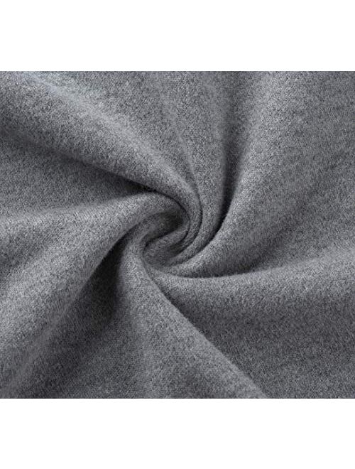 SERHOM Men's Turtleneck Long Sleeve Thermal Underwear Ski Cotton Knitted Mock Turtleneck Sweaters Base Layer Shirts for Men
