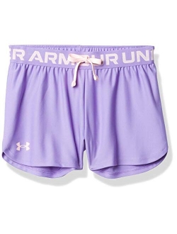 Girls' UA Play Up Solid Shorts