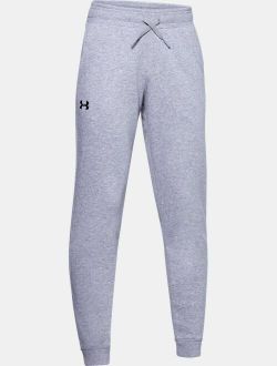 Boys' UA Hustle Fleece Joggers