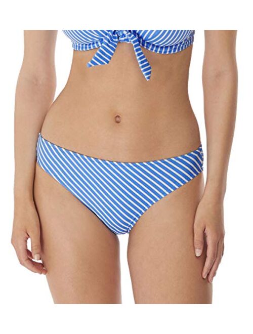 Freya Women's Mini Striped Printed Beach Hut Bikini Brief Swim Bottom AS6793