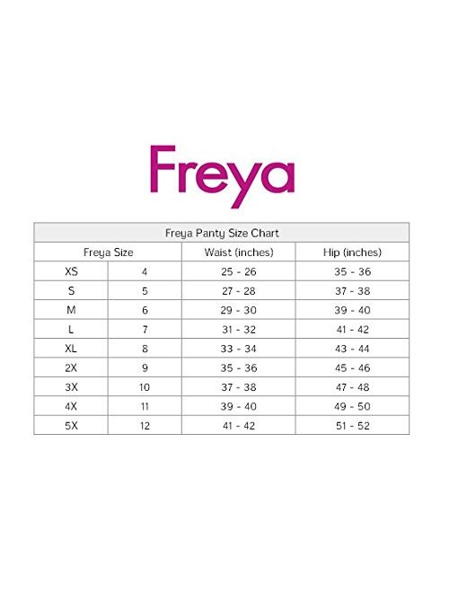 Freya Women's Beach Hut Mini Striped Printed High Waist Brief Swim Bottom AS6795