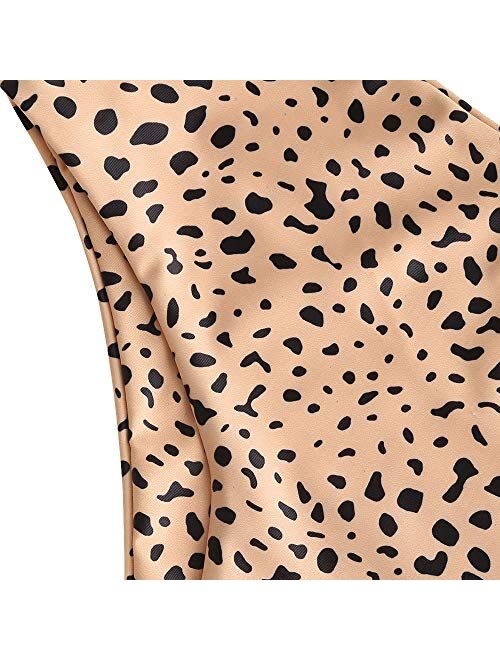 ZAFUL Women's High Waisted Bikini Scoop Neck Swimsuit Two Pieces Bathing Suit