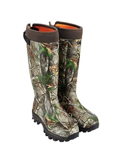 Apollo Basic Hunting Boots for Men Waterproof Insulated Rubber Boots Rain Boots Neoprene Mens Boots