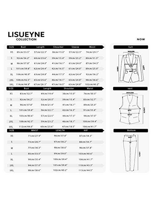 LISUEYNE Women's Three Pieces Office Lady Stripe Blazer Business Suit Set Women Suits Work Skirt/Pant,Vest Jacket