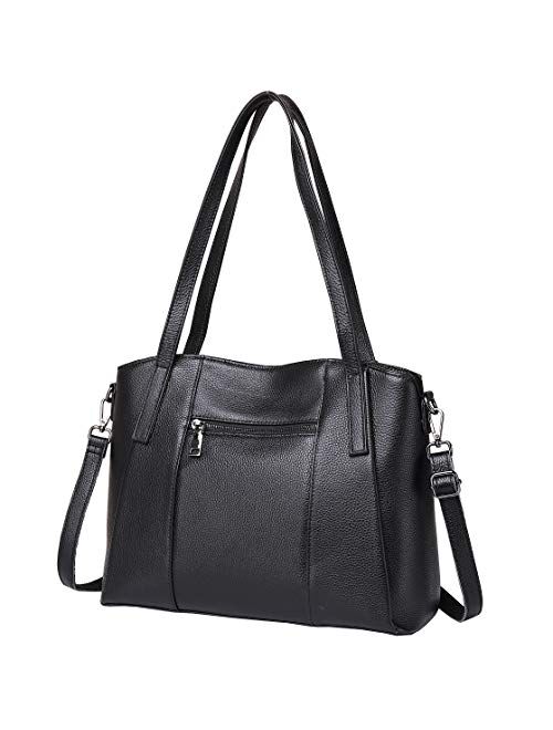 Iswee Women Handbags Office Shoulder Bag Vintage Medium Work Purse Cross Body Daily Bags