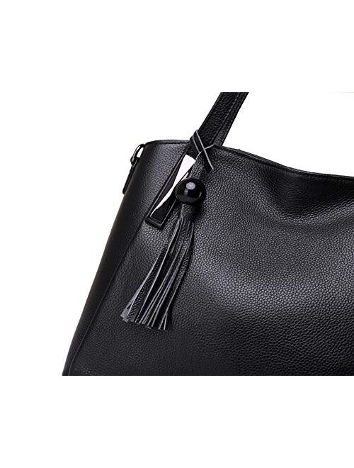 Iswee Women Handbags Office Shoulder Bag Vintage Medium Work Purse Cross Body Daily Bags