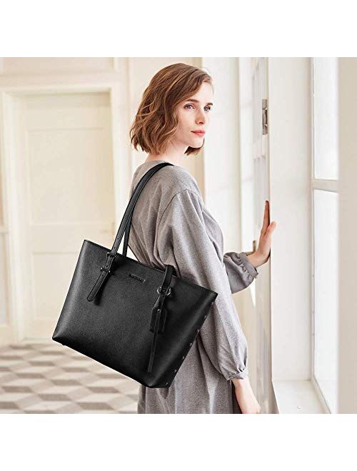 WESTBRONCO Women Classic Small Clutch Shoulder Tote HandBag bundle with black handbags