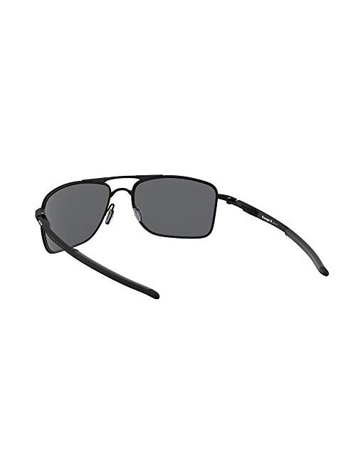 Oakley Men's Oo4124 Gauge 8 Metal Rectangular Sunglasses