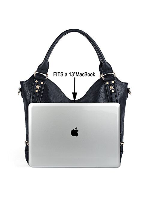 UTO Women Handbags Shoulder Bags Tote PU Leather Handbags Fashion Large Capacity Bags