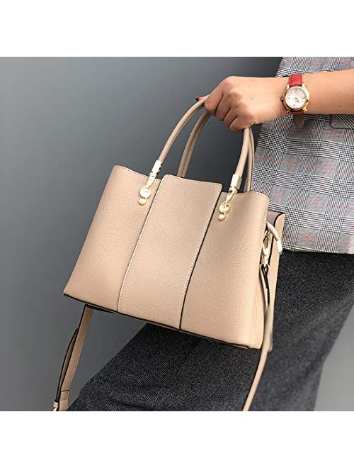Iswee Leather Womens Handbags Tote Bag Top Handle Bags Shoulder Handbag Ladies Purse Crossbody Bag