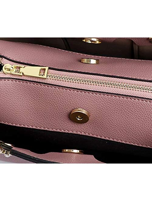 Iswee Leather Womens Handbags Tote Bag Top Handle Bags Shoulder Handbag Ladies Purse Crossbody Bag