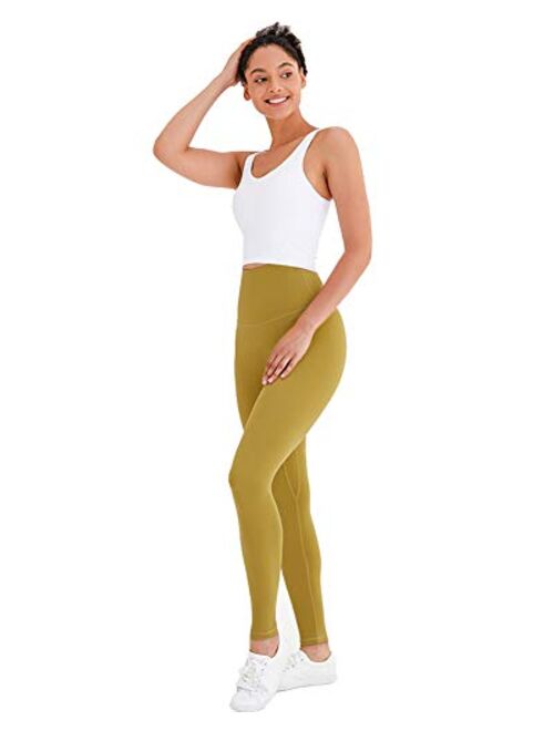 REKITA High Waisted Yoga Pants Workout Leggings with Pocket Tummy Control Yoga Pants Seamless Leggings for Women