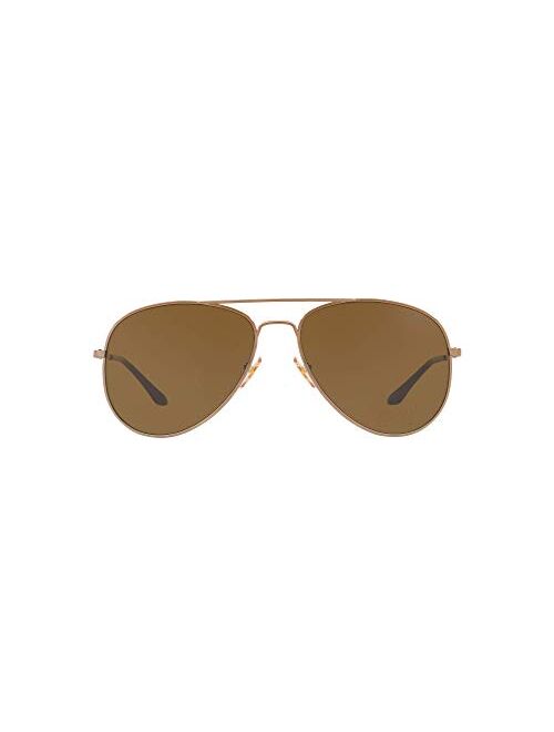 Sunglass Hut Collection men Sunglasses, Pilot Shape, Metal Frame, 59mm, HU1001