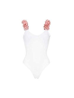 Ladies 3D Flower Bikini Women Backless Petal Swimsuit Summer Beach Bikini Mother Daughter Family Matching Swimwear