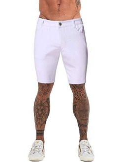Men's Fashion Ripped Short Jeans Casual Denim Shorts Casual Spandex Lightweight Cotton Pants