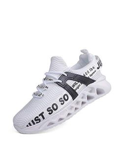 Mens Runing Shoes Athletic Walking Tennis Lightweight Breathable Shoes Non Slip Comfort Casual Sneakers
