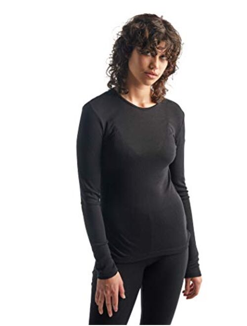 Icebreaker Merino Women's 175 Everyday Cold Weather Base Layer Thermal Long Sleeve Crewneck T-Shirt