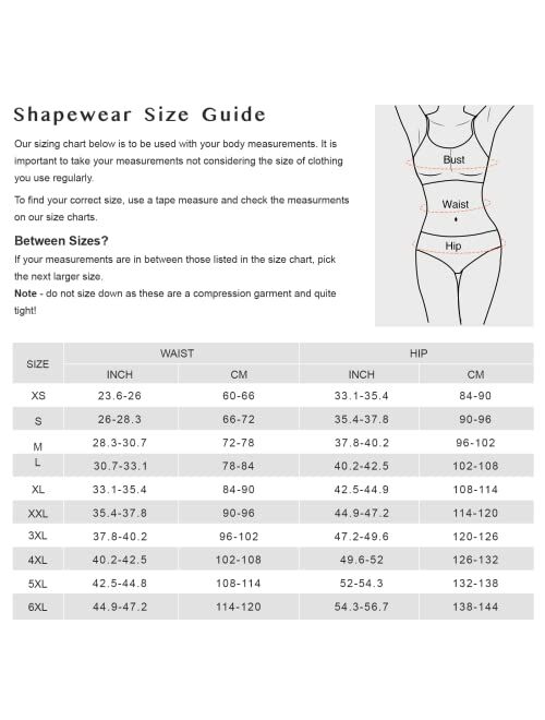 FeelinGirl Fajas Colombianas Shapewear for Women Seamless Firm Triple Control Plus Size Tummy Control Butt Lifter
