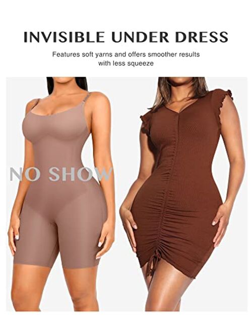 FeelinGirl Shapewear Bodysuit for Women Full Body Shaper Tummy Control Butt Lifter Fajas Comfortable