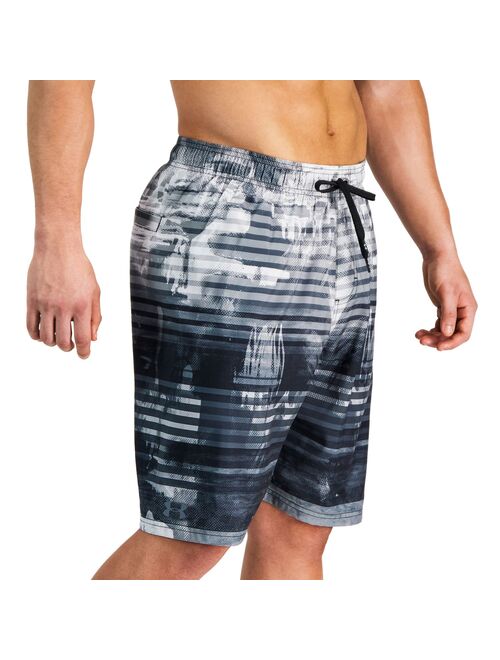 Men's Under Armour Scribble Striped Swim Shorts