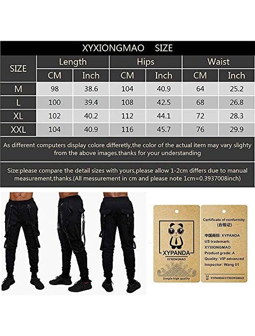 Cargo Hip Hop Pants Streetwear 2020 Black Joggers for Men Tactical Gothic Japanese Street Style Pants