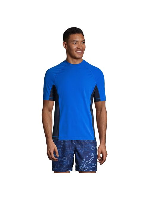 Big & Tall Lands' End Spacedye Rash Guard