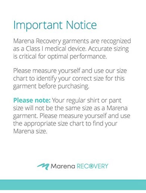 Marena Recovery Knee-Length Compression Girdle with High-Back, Stage 2 (Pull on)