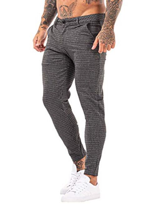 GINGTTO Mens Casual Pants Slim Fit Stretch Pants for Men