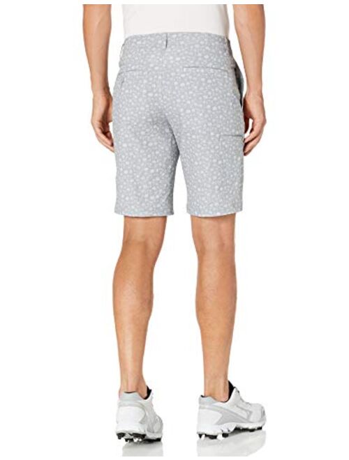 Jack Nicklaus Men's Flat Front Printed Golf Short with Active Waistband