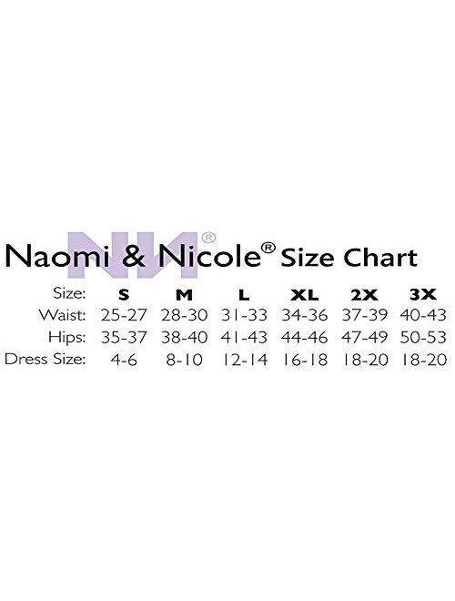 Naomi and Nicole Women's Sexy and Sheer Capri Pantliner