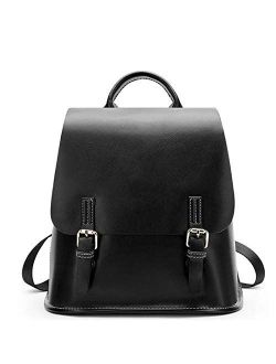 Angle-w Stylish Design,Simple Travel, Shoulder Bag Handbag Leather Large Capacity Uncivilised Korean Leisure Travel Bag Ladies Dual-use Backpack Soft Leather Turgid Let u