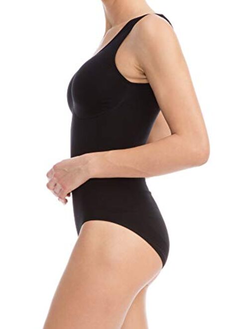 Farmacell Shape 608 Women's Shaping Control Body Shaper with Flat Belly and Push-up Effect, 100% Made in Italy