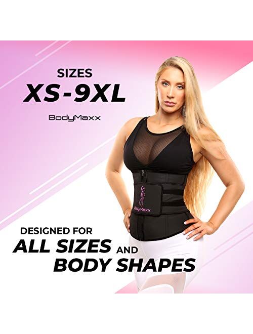Body Maxx: Waist Trainer for Women - Slimming Shaper Ab Support Waist Trimmer