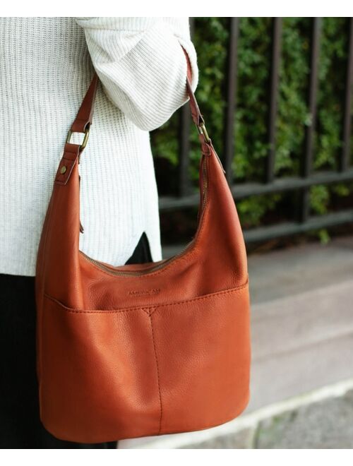 Carrie Leather Hobo