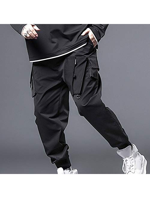 XYXIONGMAO Streetwear Techwear Hip Hop Cargo Pants for Men Loose Sports Overalls for Teenagers Plus Size Casual Trousers