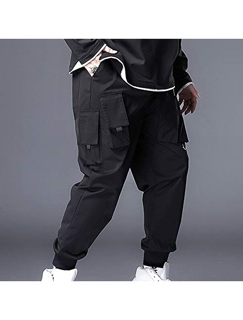 XYXIONGMAO Streetwear Techwear Hip Hop Cargo Pants for Men Loose Sports Overalls for Teenagers Plus Size Casual Trousers